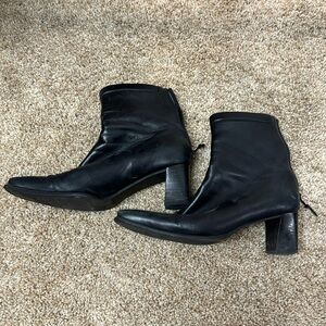 Stuart Weitzman leather boots.